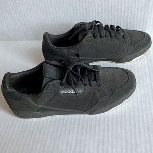 Grey Suede Adidas Sneakers - Continental 80 - men’s 6 or women’s 7